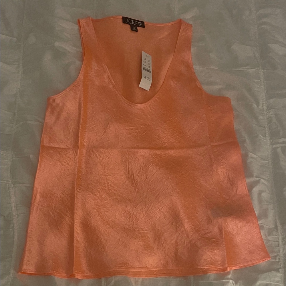J. Crew Women's Coral Tank Top